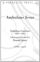 Ambulans Jesus ATBB choral sheet music cover